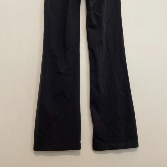 PATAGONIA Pliant Pants Solid Black Geometric Waistband Pull On Active Yoga Pants - Picture 14 of 16